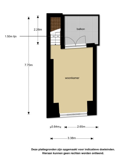 Derde Egelantiersdwarsstraat 6, Amsterdam, Noord-Holland Nederland, 2 Slaapkamers Slaapkamers, ,1 BadkamerBadkamers,House,Huur,Derde Egelantiersdwarsstraat,1127