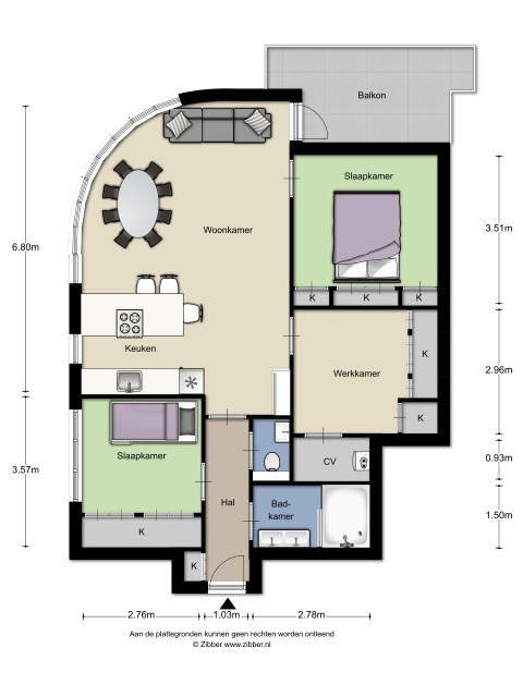 Gustav Mahlerlaan 543-D,Amsterdam,Noord-Holland Nederland,2 Bedrooms Bedrooms,1 BathroomBathrooms,Apartment,Gustav Mahlerlaan,9,1208