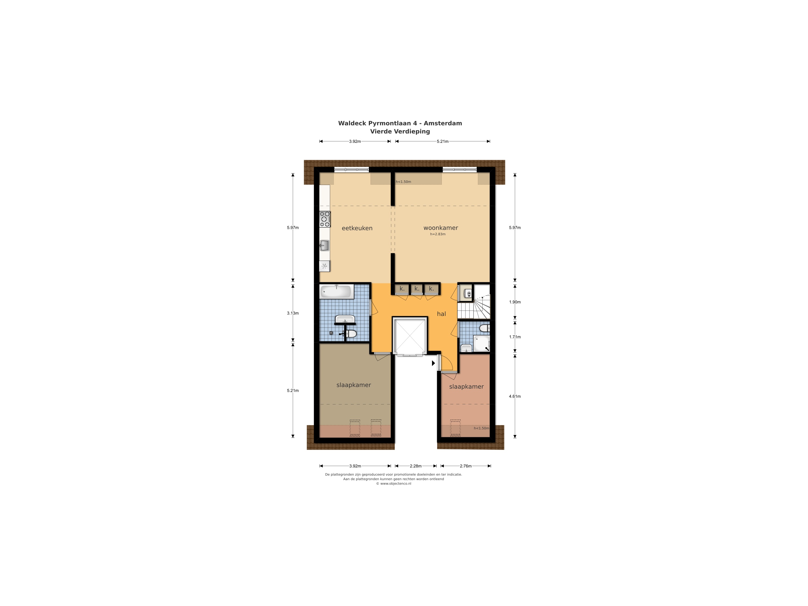 Waldeck Pyrmontlaan 4-IV, Amsterdam, Noord-Holland Nederland, 2 Bedrooms Bedrooms, ,2 BathroomsBathrooms,Apartment,For Rent,Waldeck Pyrmontlaan,4,1238