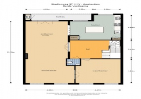 Stadionweg 37-III, Amsterdam, Noord-Holland Nederland, 4 Slaapkamers Slaapkamers, ,2 BadkamersBadkamers,Appartement,Huur,Stadionweg,3,1241