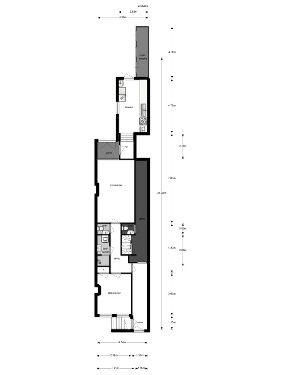 Keizersgracht 501-huis Amsterdam,Noord-Holland Nederland,2 Bedrooms Bedrooms,1 BathroomBathrooms,Apartment,Keizersgracht,1037