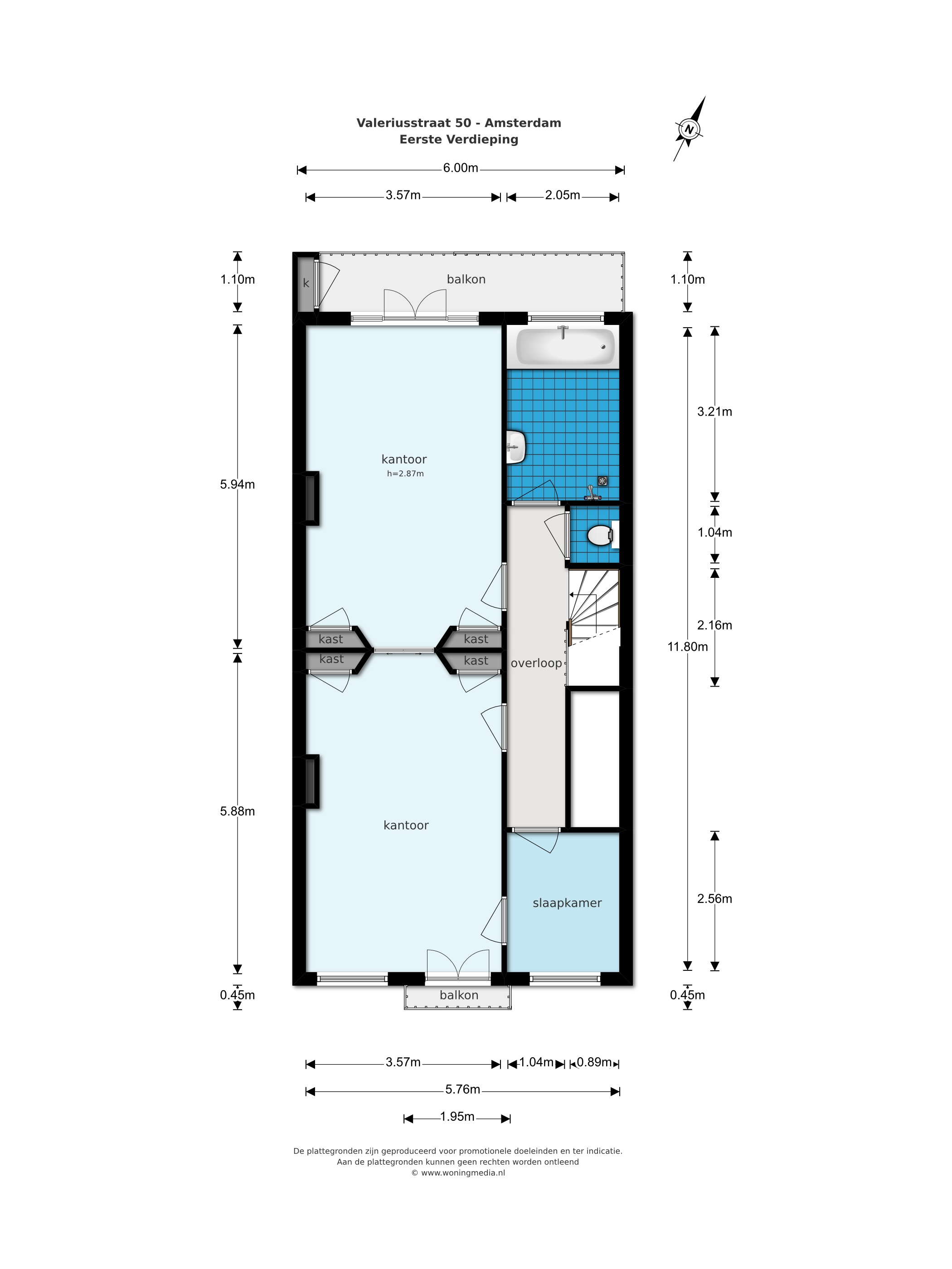 Valeriusstraat 50 hs 1071 MK, Amsterdam, Noord-Holland Nederland, 4 Slaapkamers Slaapkamers, ,2 BadkamersBadkamers,Appartement,Huur,Valeriusstraat,1,1327