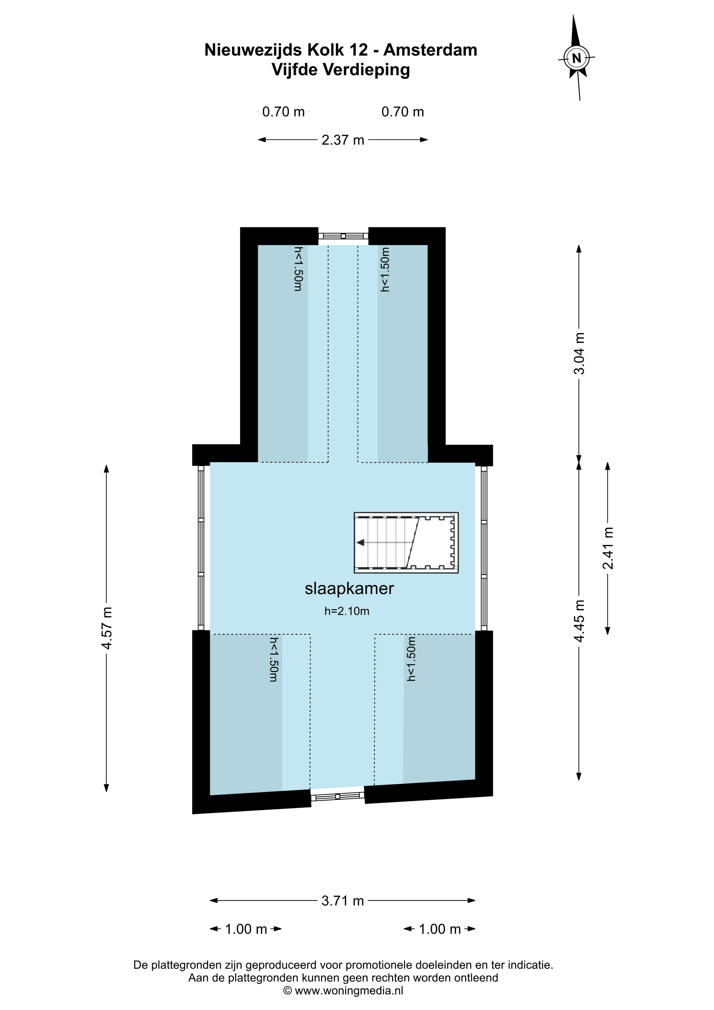 Nieuwezijds Kolk 12 III 1012 PV, Amsterdam, Noord-Holland Netherlands, 1 Bedroom Bedrooms, ,1 BathroomBathrooms,Apartment,For Rent,Nieuwezijds Kolk,3,1441