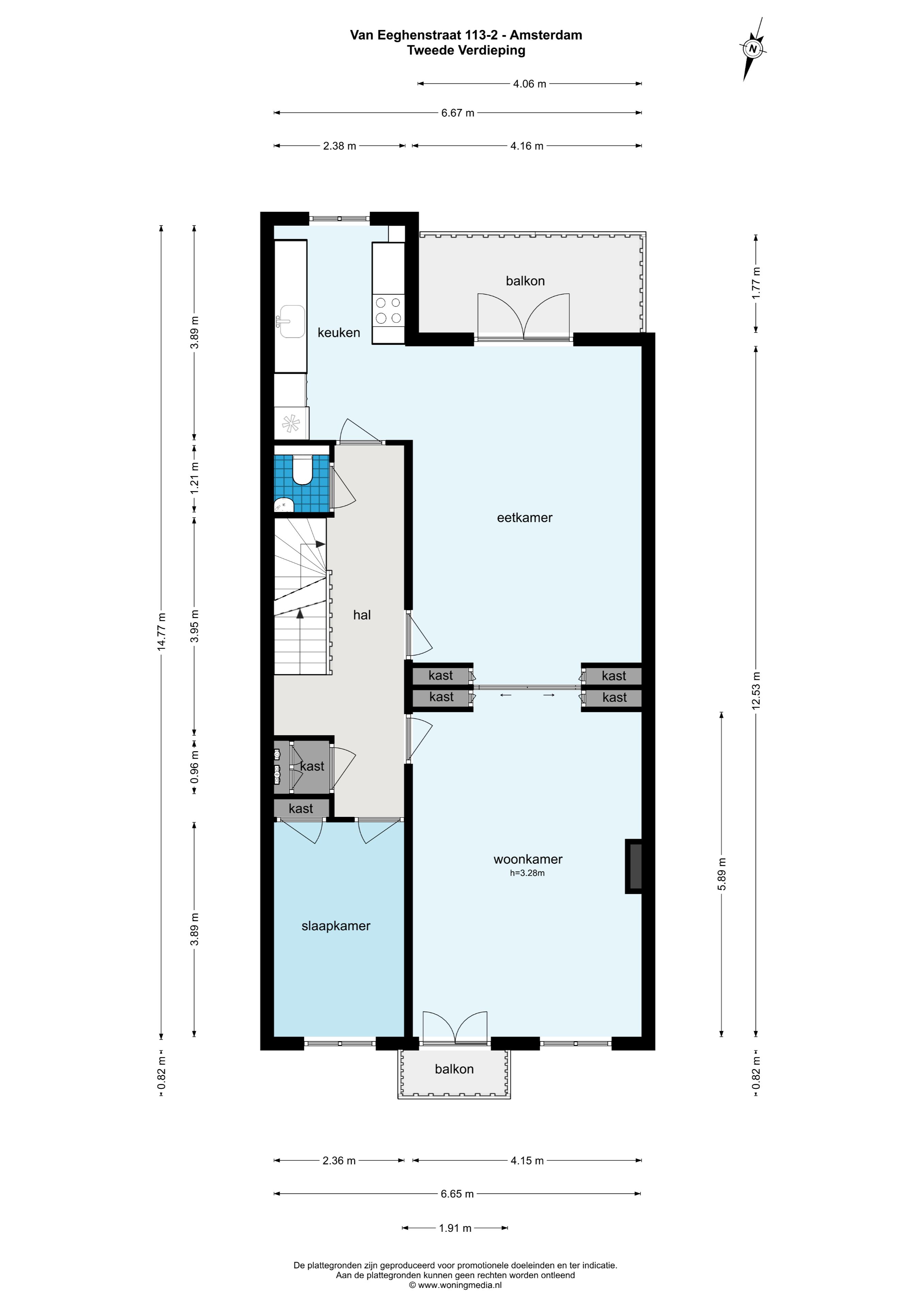 Van Eeghenstraat 113 II 1071 EZ, Amsterdam, Noord-Holland Nederland, 4 Slaapkamers Slaapkamers, ,2 BadkamersBadkamers,Appartement,Huur,Van Eeghenstraat,2,1447