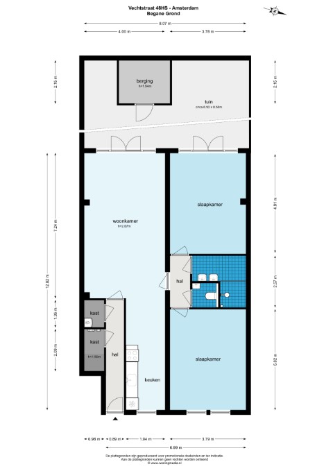 Vechtstraat 48 huis 1078 RM Amsterdam, Amsterdam, Noord-Holland Nederland, 2 Slaapkamers Slaapkamers, ,1 BadkamerBadkamers,Appartement,Huur,Vechtstraat 48 huis,1480