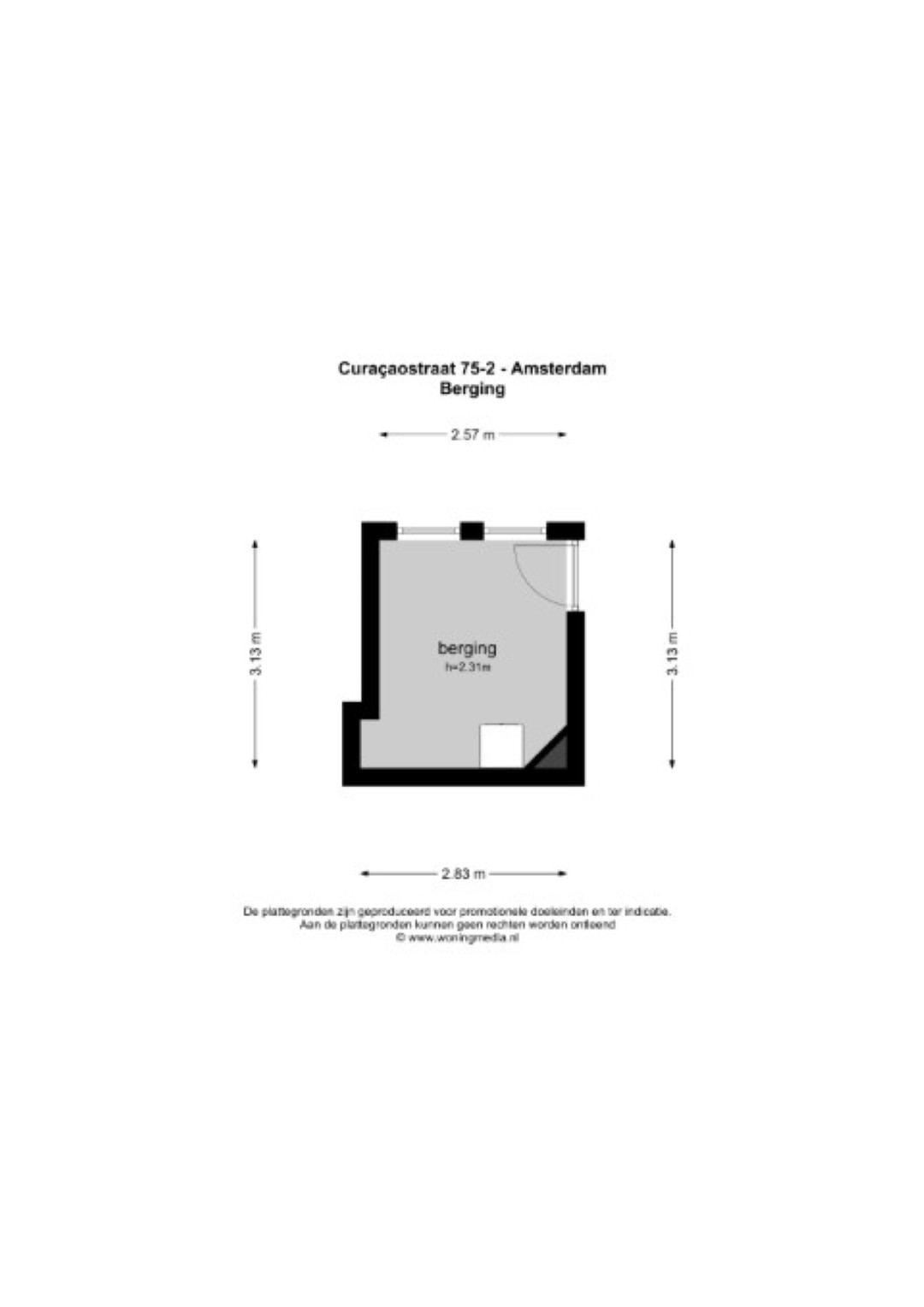 Curacaostraat 75 II 1058 BP, Amsterdam, Noord-Holland Netherlands, 2 Bedrooms Bedrooms, 0 ,1 BathroomBathrooms,Apartment,For Rent,Curacaostraat ,2,1495