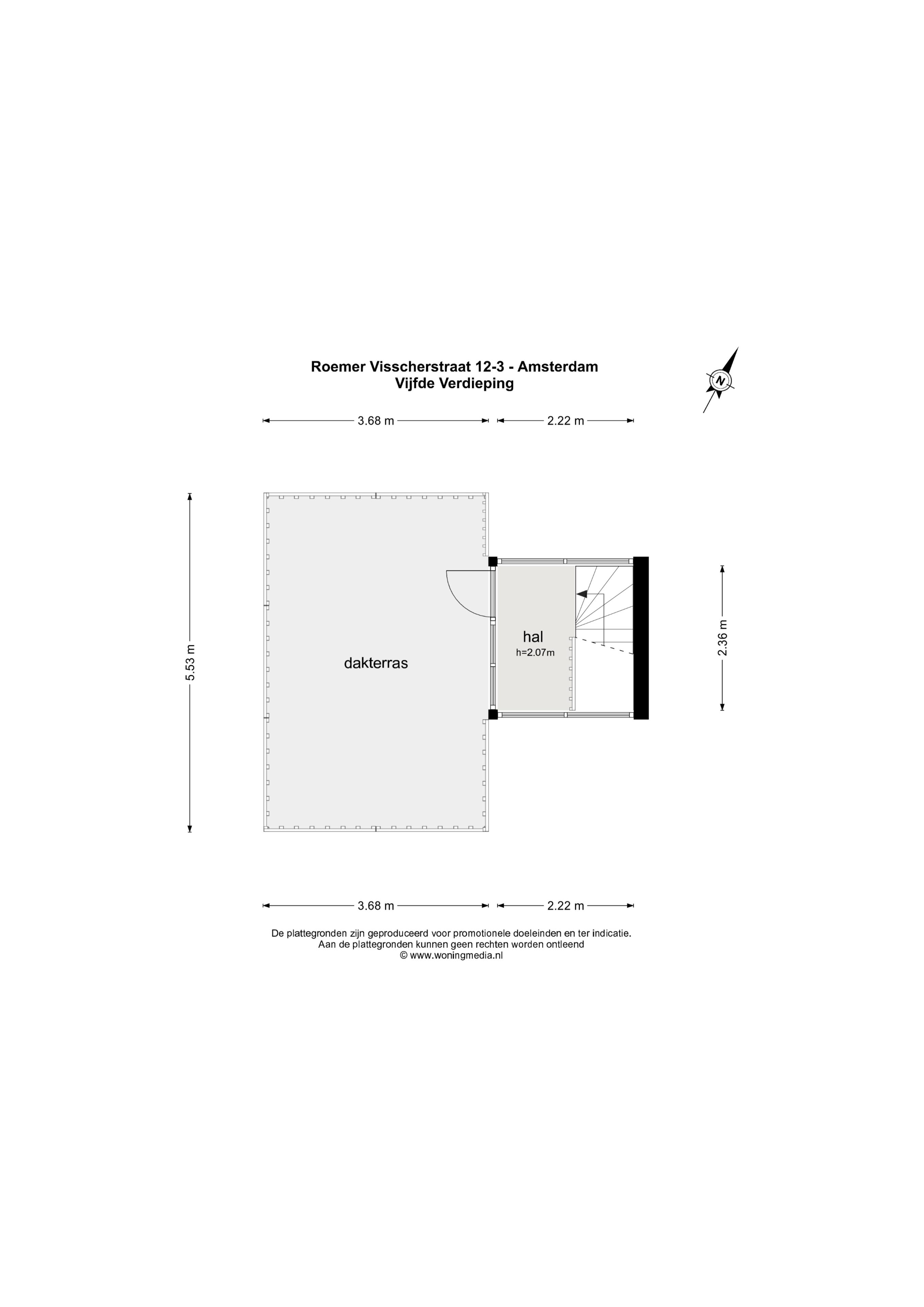 Roemer Visscherstraat 12 III 1054 EX, Amsterdam, Noord-Holland Nederland, 4 Slaapkamers Slaapkamers, ,2 BadkamersBadkamers,Appartement,Huur,Roemer Visscherstraat,3,1543