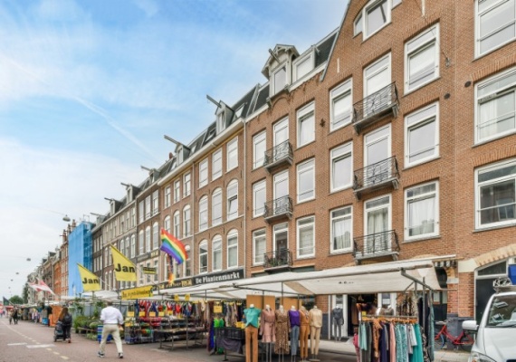 Albert Cuypstraat 203 A2, Amsterdam, Noord-Holland Nederland, 2 Slaapkamers Slaapkamers, ,1 BadkamerBadkamers,Appartement,Huur,Albert Cuypstraat,1586