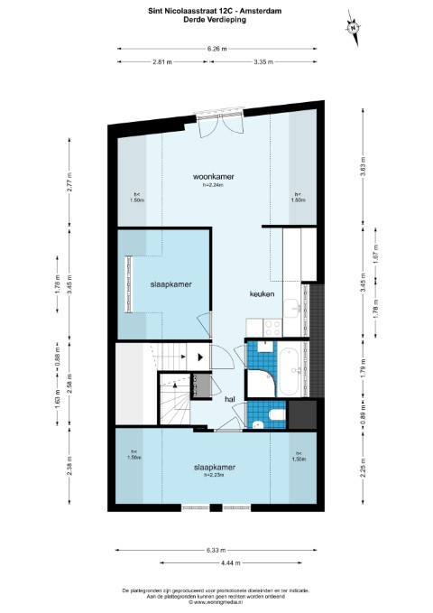 Sint Nicolaasstraat 12-C 1012 NK, Amsterdam, Noord-Holland Nederland, 2 Slaapkamers Slaapkamers, ,1 BadkamerBadkamers,Appartement,Huur,Sint Nicolaasstraat,3,1602