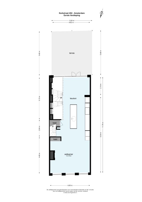 Kerkstraat 404 1017 JC, Amsterdam, Noord-Holland Netherlands, 4 Slaapkamers Slaapkamers, ,3 BadkamersBadkamers,House,Huur,Kerkstraat,1632