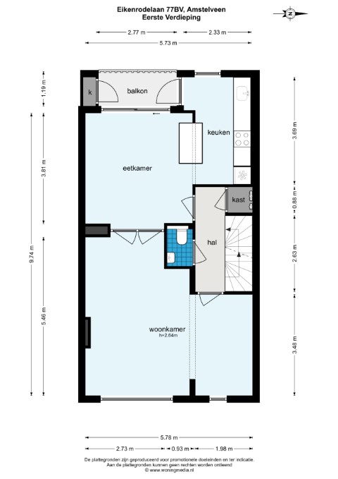 Eikenrodelaan 77 bv, Amsterdam, Noord-Holland Netherlands, 3 Slaapkamers Slaapkamers, ,1 BadkamerBadkamers,Appartement,Huur,Eikenrodelaan 77 bv,1,1636