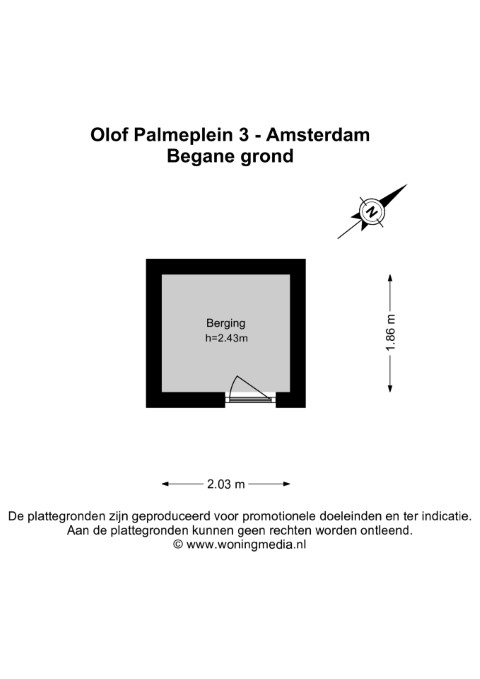 Olof Palmeplein 3 1025 WS, Amsterdam, Noord-Holland Nederland, 1 Slaapkamer Slaapkamers, ,1 BadkamerBadkamers,Appartement,Huur,Olof Palmeplein 3,1665