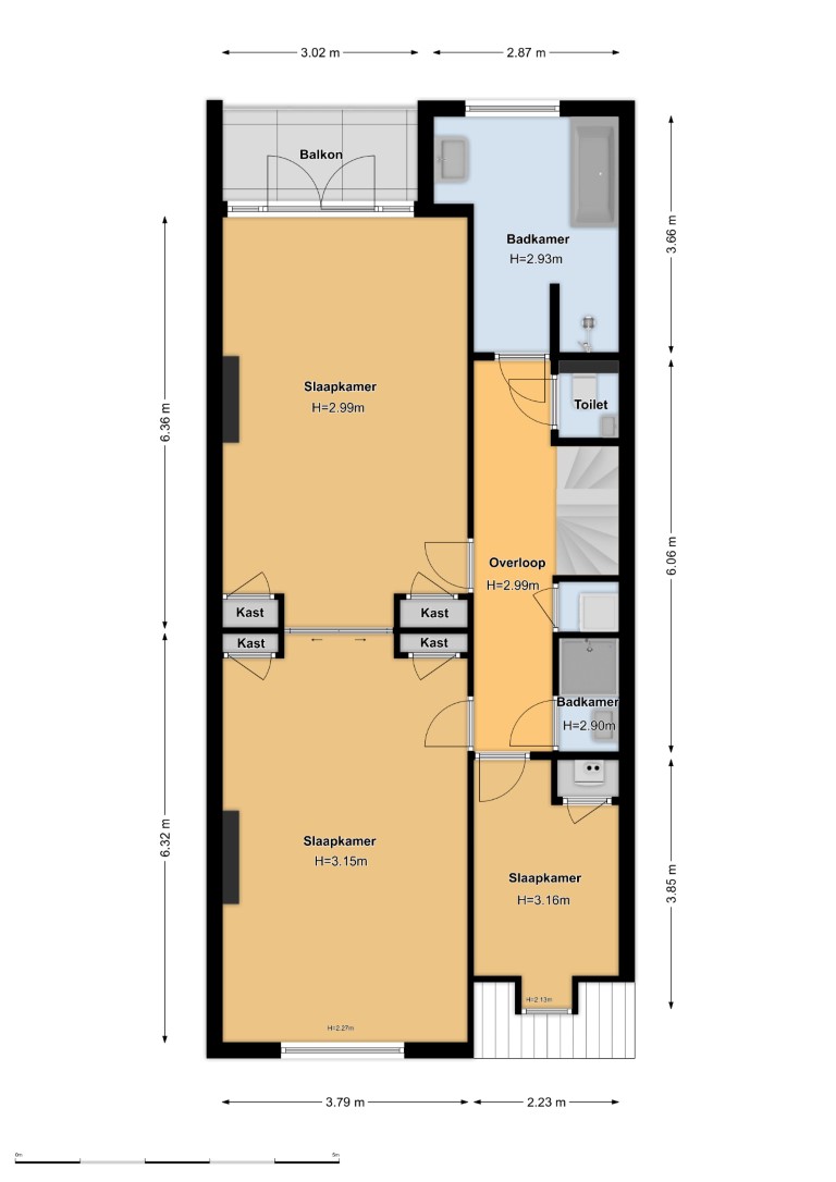 Nicolaas Maesstraat 83 II, Amsterdam, Noord-Holland Nederland, 3 Bedrooms Bedrooms, ,2 BathroomsBathrooms,Apartment,For Rent,Nicolaas Maesstraat ,2,1673
