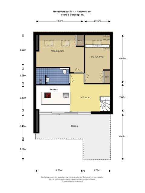 Heinzestraat 5 II 1071 SK, Amsterdam, Noord-Holland Nederland, 7 Slaapkamers Slaapkamers, 0 ,2 BadkamersBadkamers,Appartement,Huur,Heinzestraat,2,1733