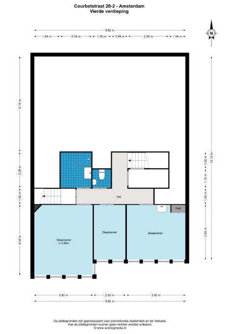 Courbetstraat 20, Amsterdasm, Noord-Holland Nederland, 4 Slaapkamers Slaapkamers, 0 ,2 BadkamersBadkamers,Appartement,Huur,Courbetstraat,2,1746